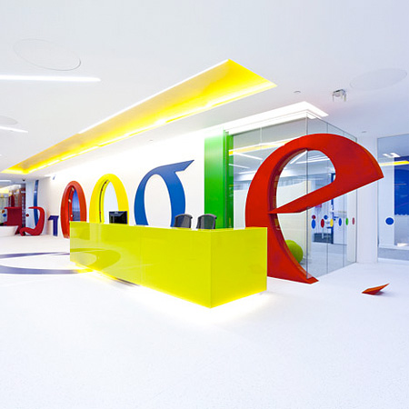 دکوراسیون جالب و دیدنی دفتر گوگل در انگلستان - www.campfa.ir