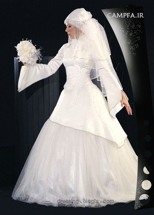  CAMPFA.IR مدل لباس عروس پوشیده و باحجاب سال 2013