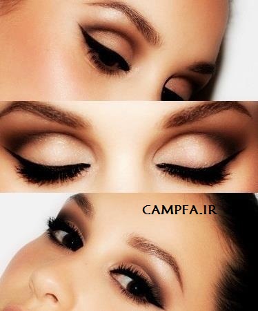 مدل های جدید آرایش چشم و سایه چشم www.campfa.ir
