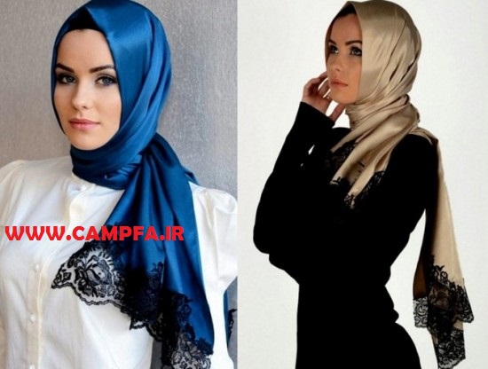 شال و روسری جدید,مدل سال و روسری ترکی عربی