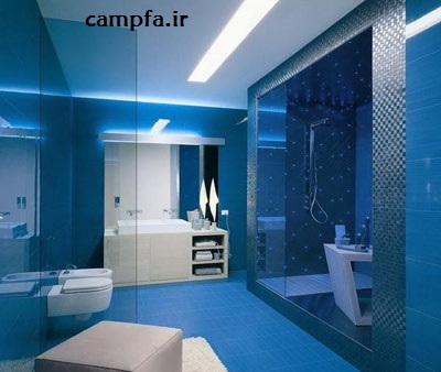 مدل های جدید دکوراسیون حمام و دستشویی campfa.ir