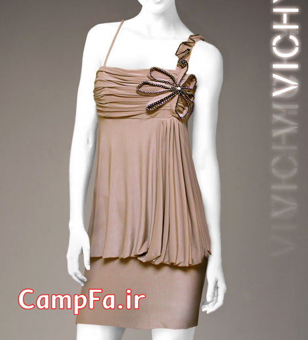 مدل های جدید لباس مجلسی کوتاه زنانه 2014 www.CampFa.ir