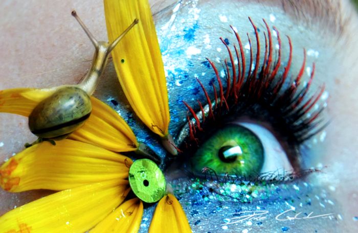 طراحی های هنری و زیبا روی چشم| wWw.CampFa.ir