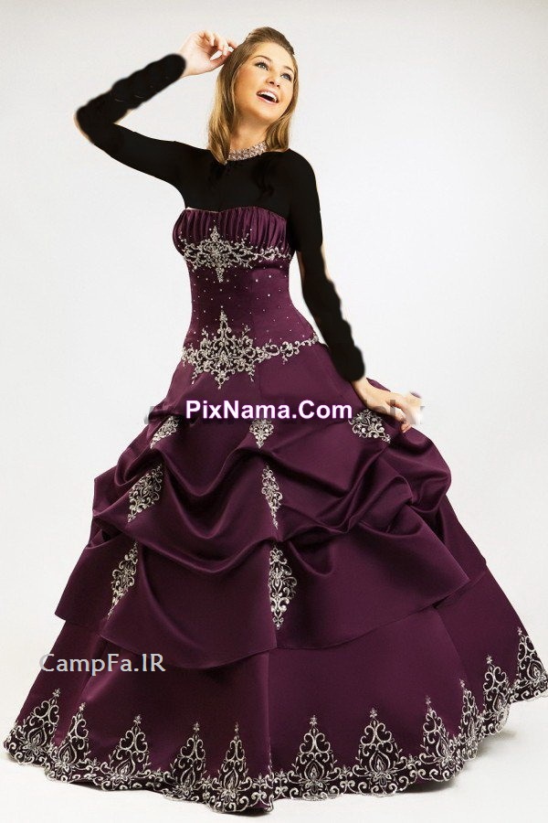 مدل لباس مجلسی پفی بسیار قشنگ سال 2013