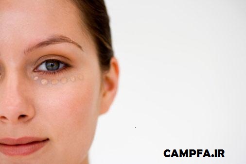یک راه جالب برای پوشاندن سیاهی زیر چشم ها www.campfa.ir