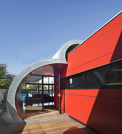 جدیدترین طراحی خانه در استرالیا، خانه ابری شکل - www.campfa.ir