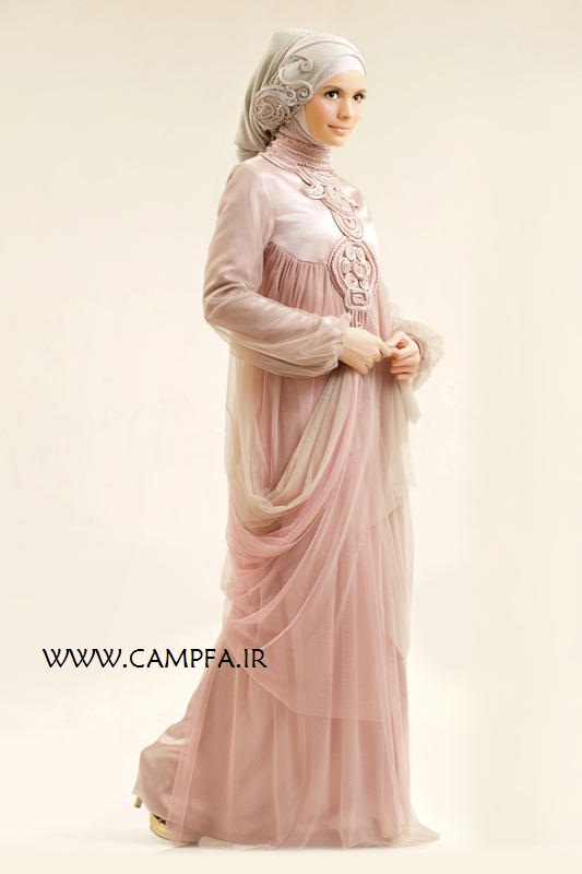  مدل لباس نامزدی با حجاب کامل 92 www.campfa.ir